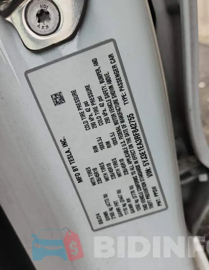 5YJ3E1EA3RF842755 Photo# 12