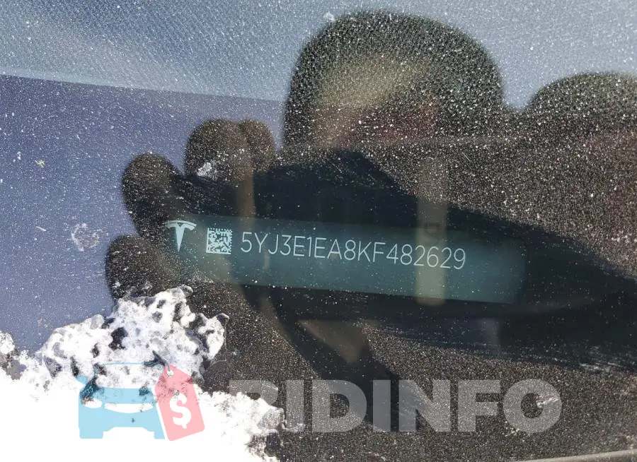 5YJ3E1EA8KF482629 Photo# 12
