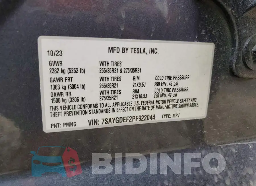 7SAYGDEF2PF922044 Photo# 14