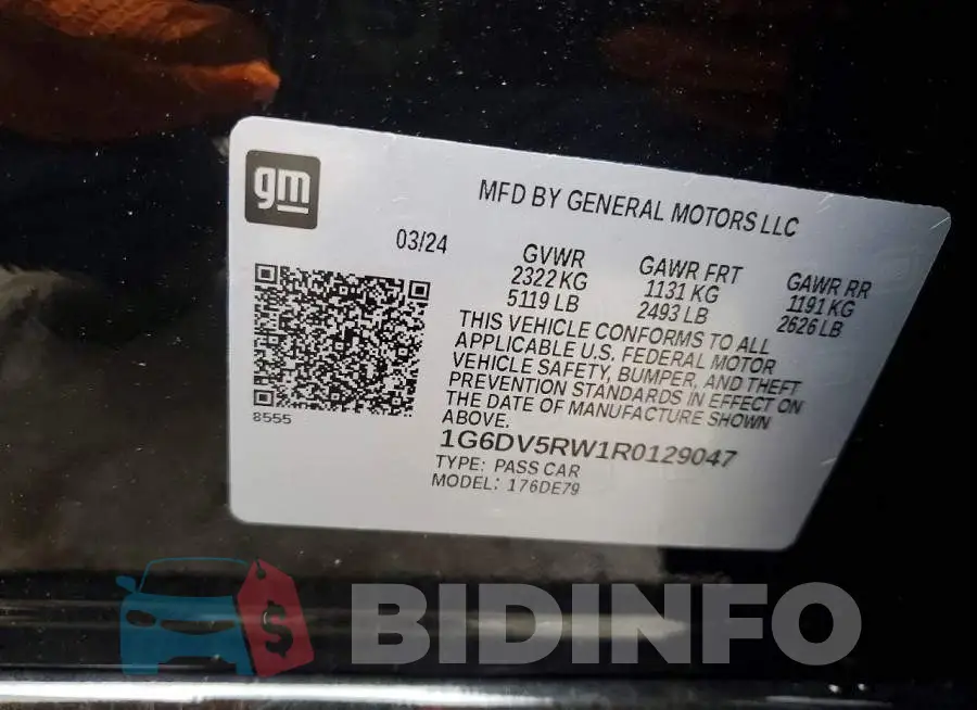 1G6DV5RW1R0129047 Photo# 12