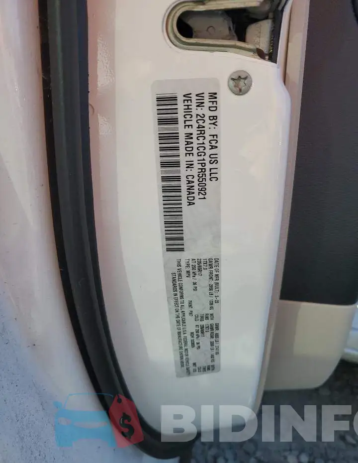 2C4RC1CG1PR550921 Photo# 14