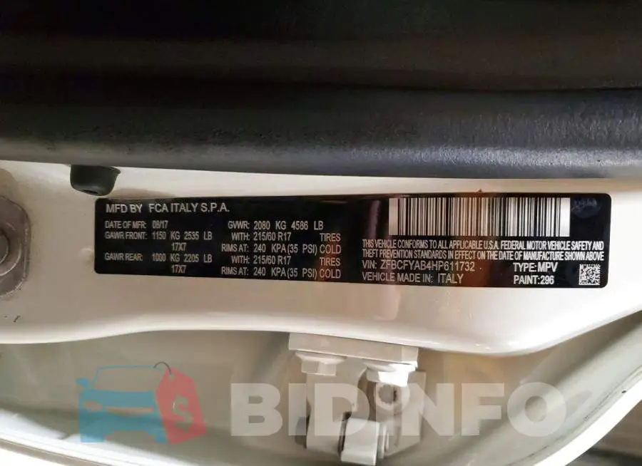 ZFBCFYAB4HP611732 Photo# 14