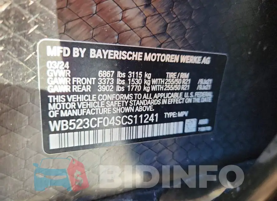 WB523CF04SCS11241 Photo# 12