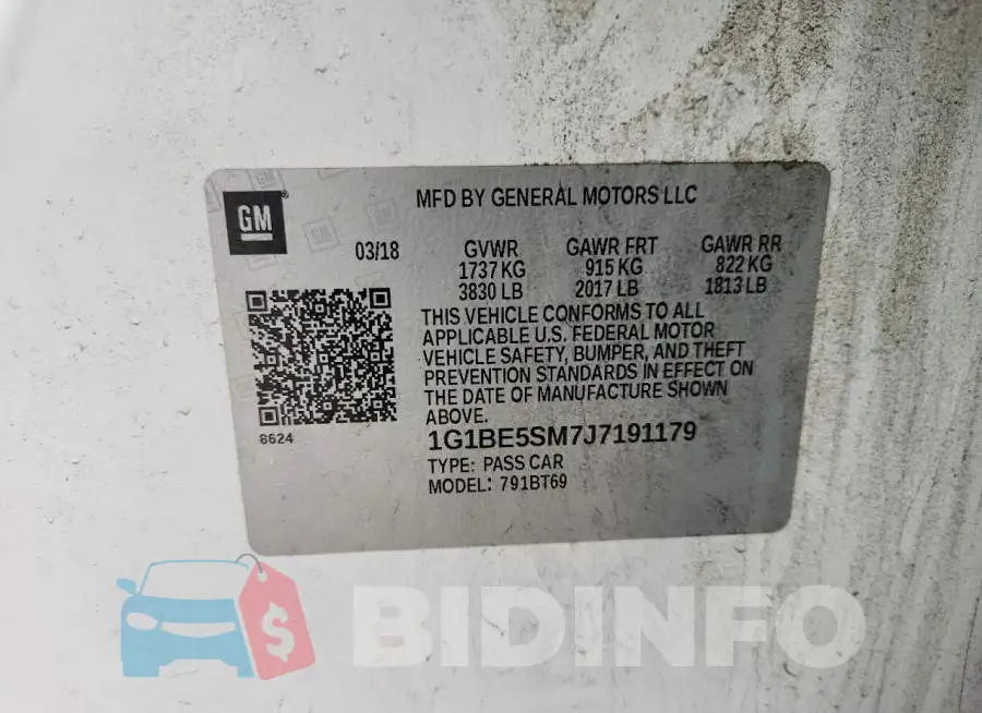 1G1BE5SM7J7191179 Photo# 12