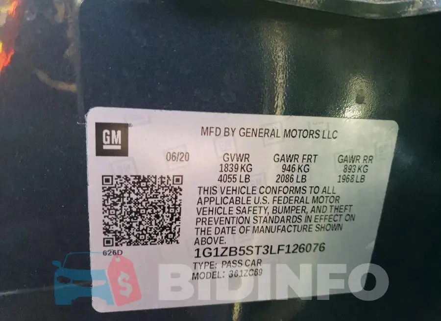 1G1ZB5ST3LF126076 Photo# 12