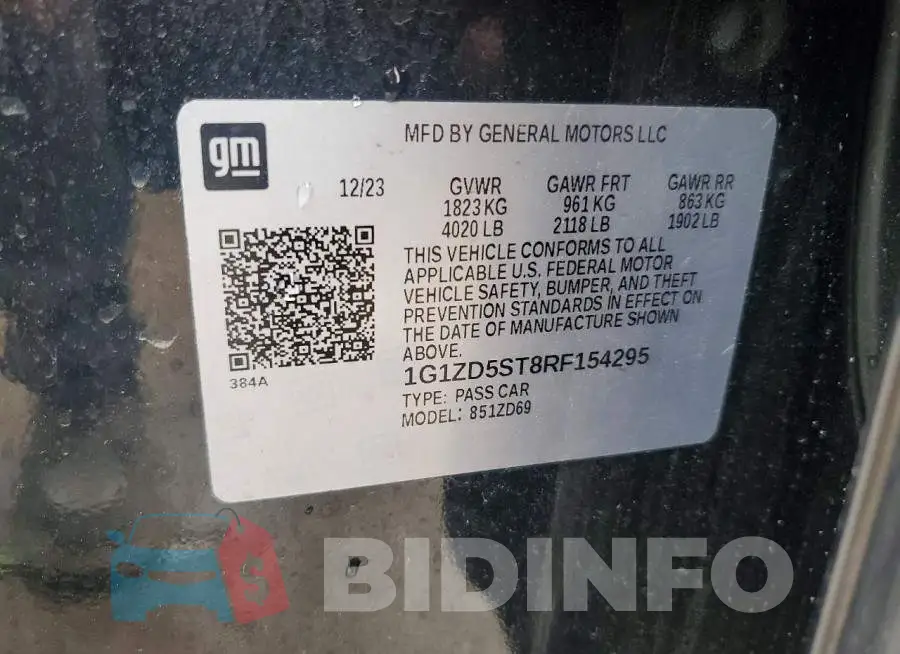 1G1ZD5ST8RF154295 Photo# 12