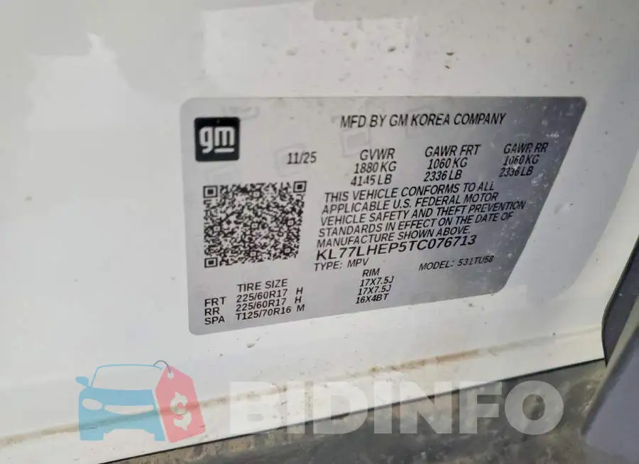 KL77LHEP5TC076713 Photo# 12