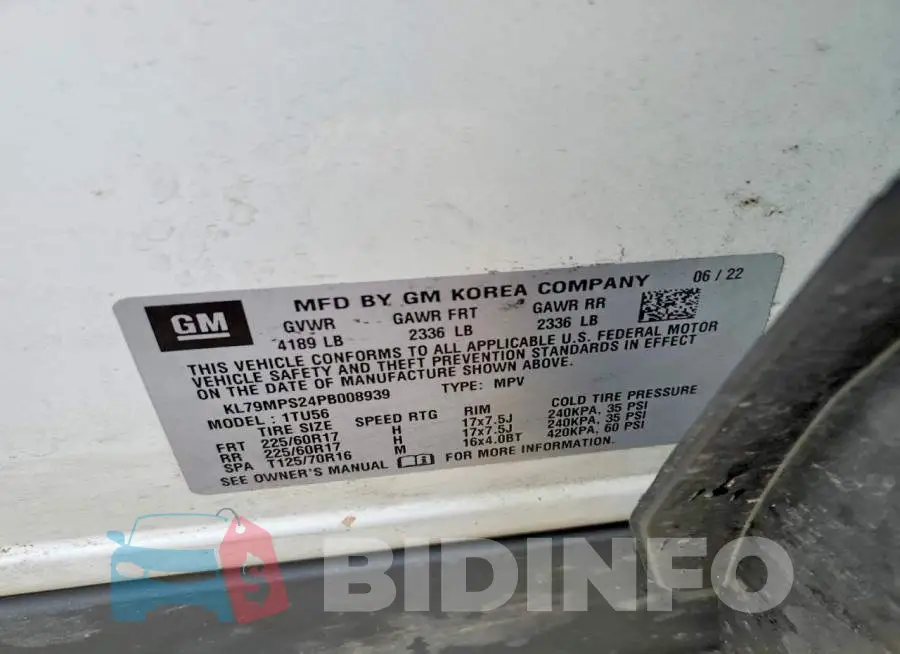 KL79MPS24PB008939 Photo# 13