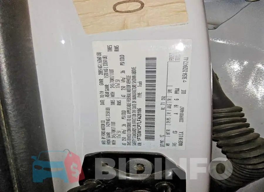 1FTEW1CP7LFA28186 Photo# 12