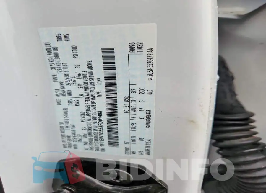 1FTEW1E55JFD01408 Photo# 12