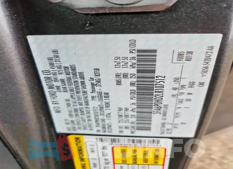 3FA6P0HD2LR107512 Photo# 13