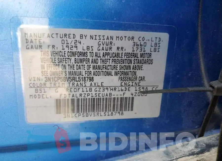 3N1CP5BV5RL518798 Photo# 14