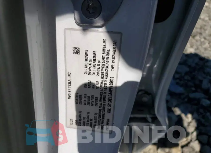5YJ3E1EA4PF459811 Photo# 13