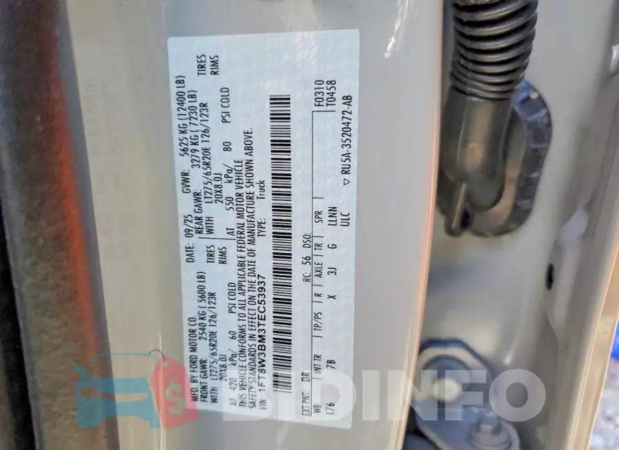 1FT8W3BM3TEC53937 Photo# 13