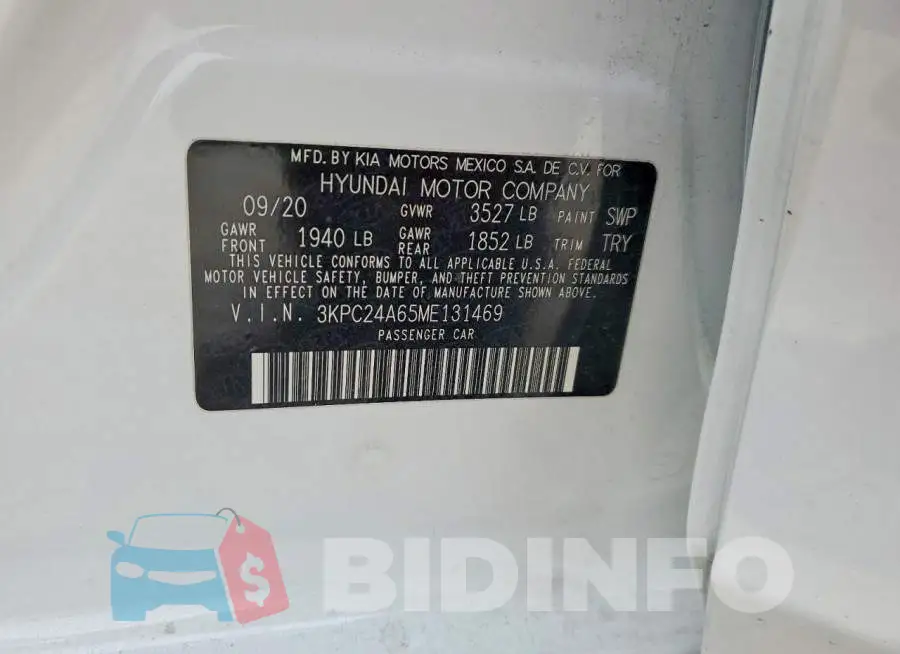 3KPC24A65ME131469 Photo# 12