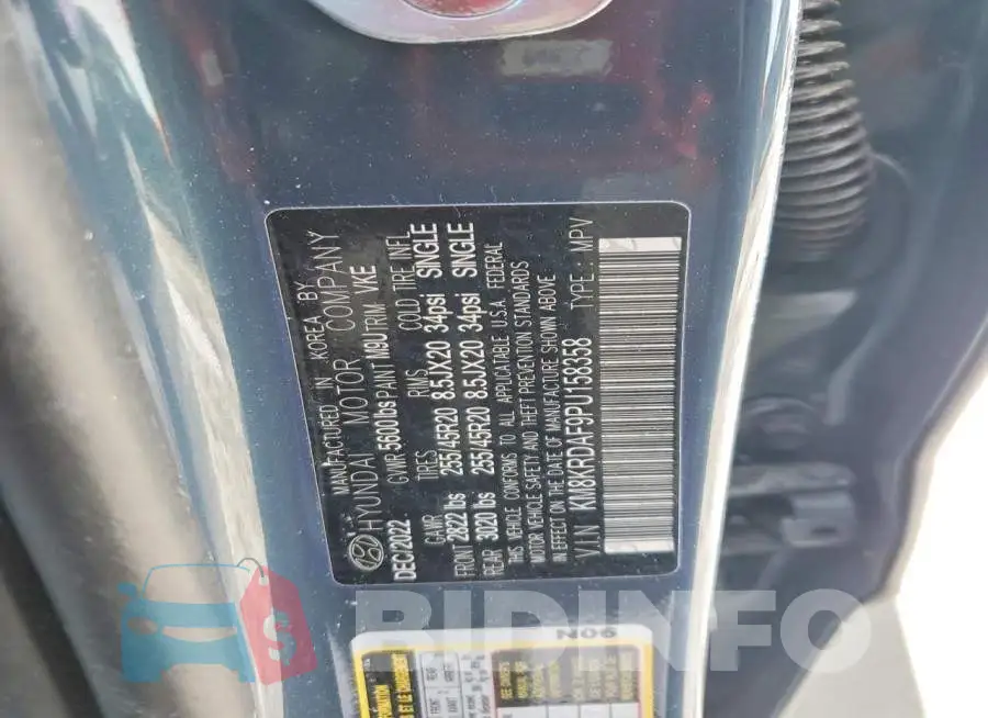 KM8KRDAF9PU158358 Photo# 13