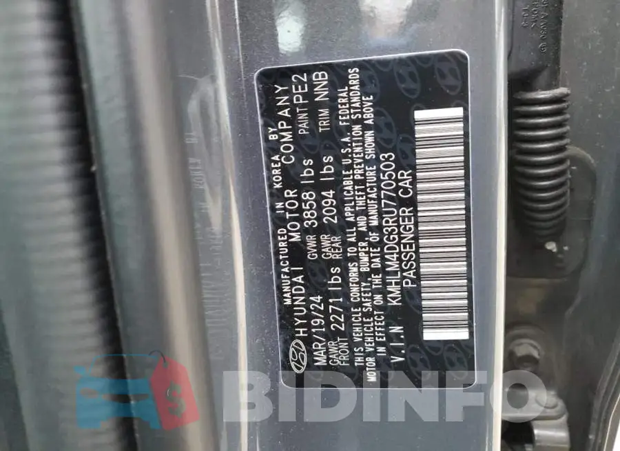 KMHLM4DG3RU770503 Photo# 12