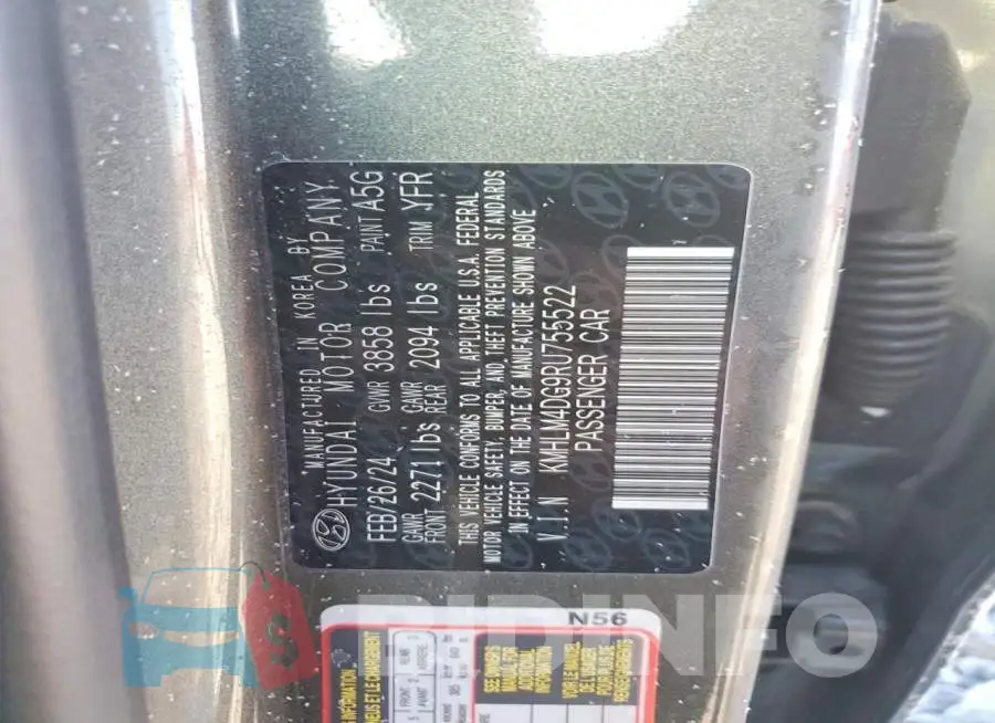 KMHLM4DG9RU755522 Photo# 12