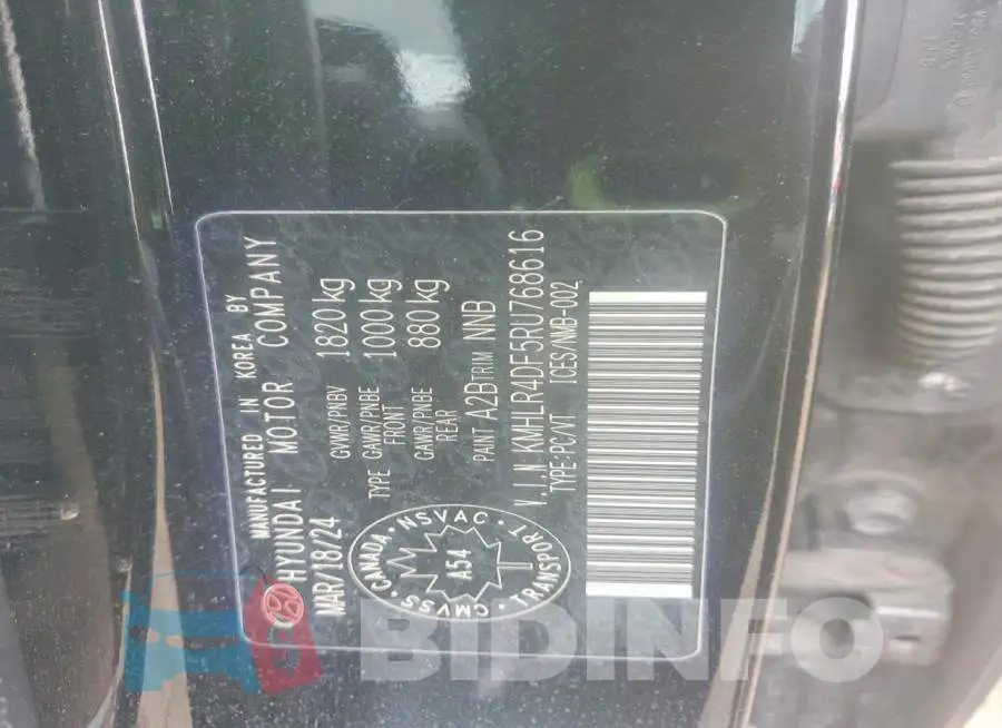 KMHLR4DF5RU768616 Photo# 13