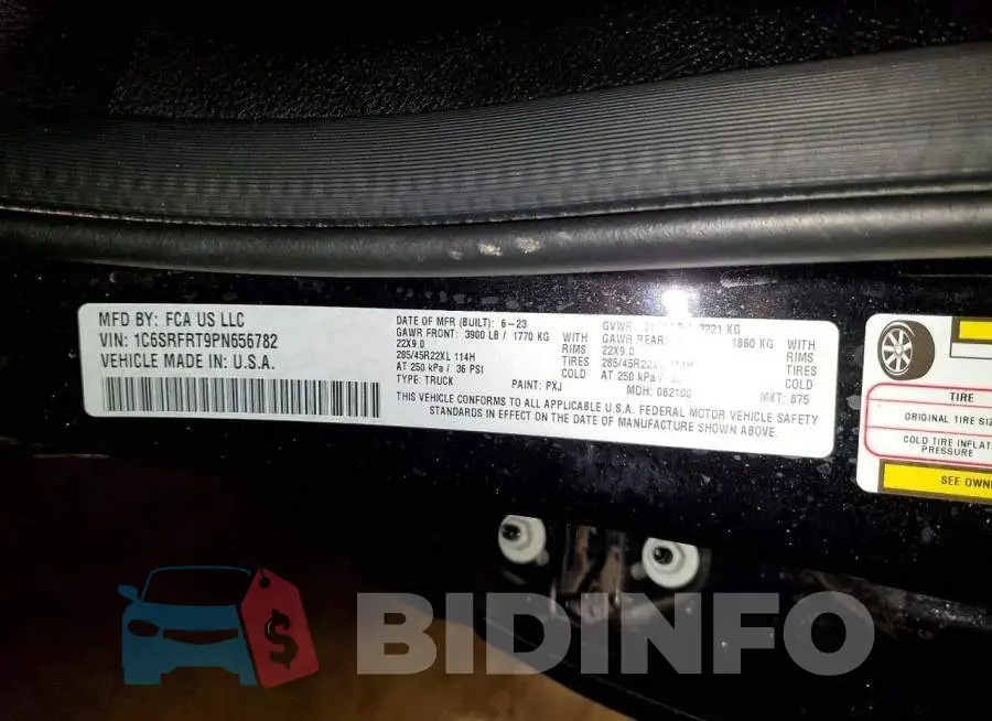 1C6SRFRT9PN656782 Photo# 12
