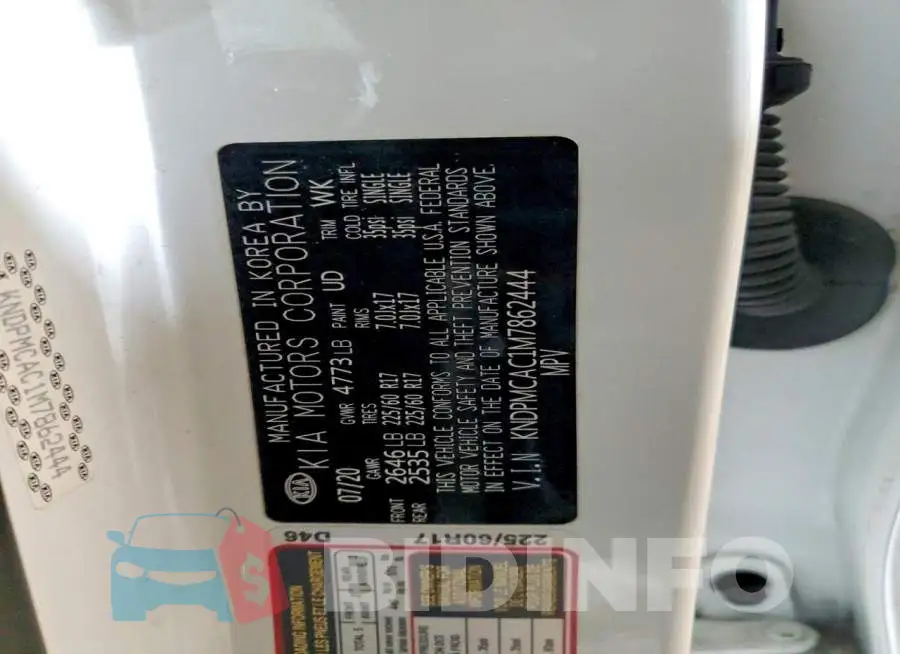 KNDPMCAC1M7862444 Photo# 13