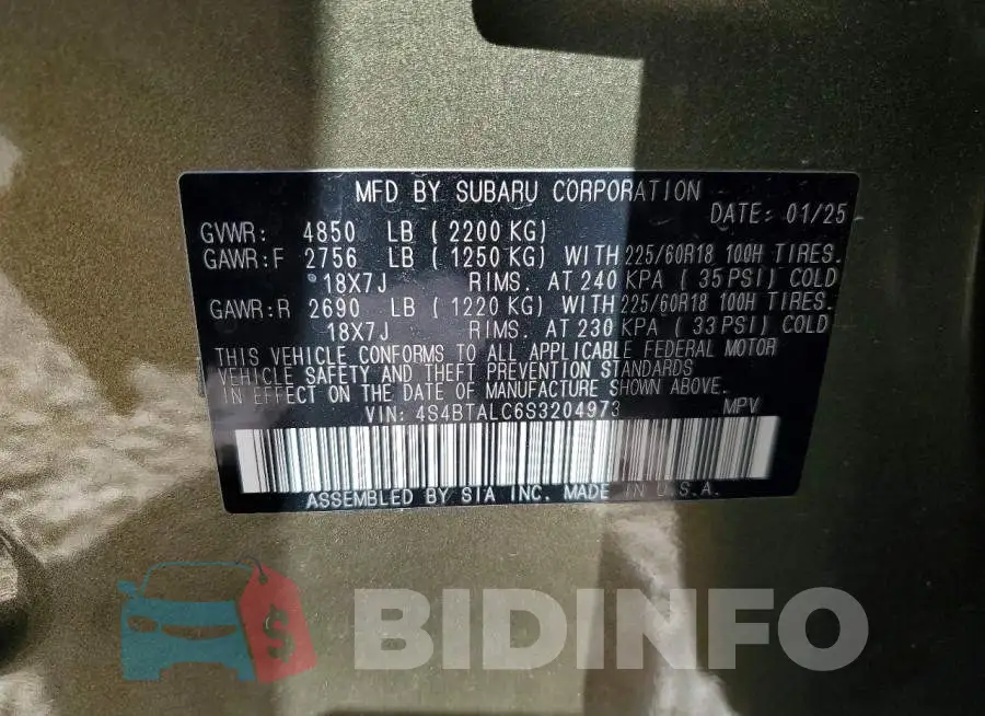 4S4BTALC6S3204973 Photo# 13