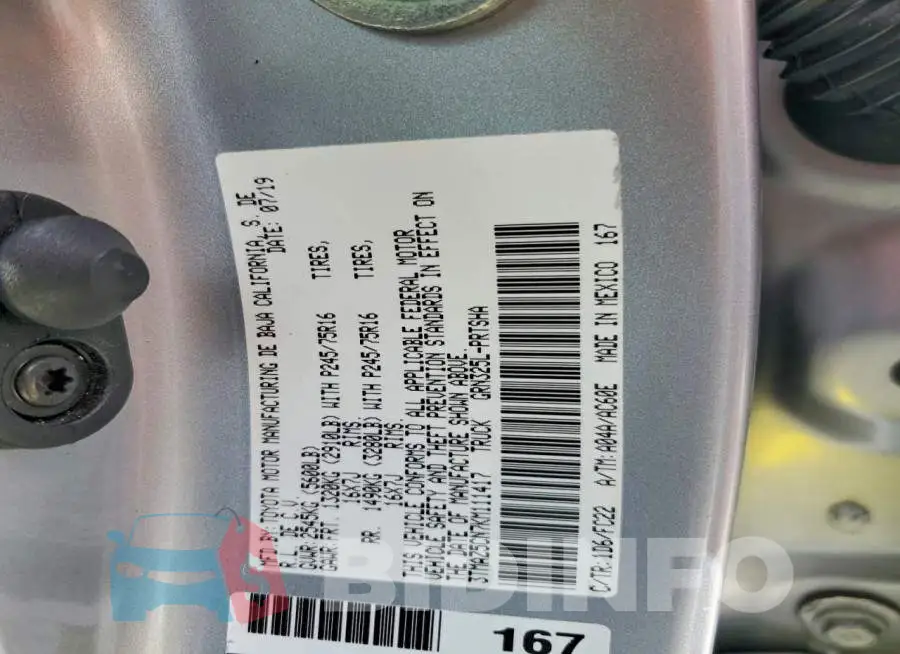 3TMAZ5CN7KM111417 Photo# 12