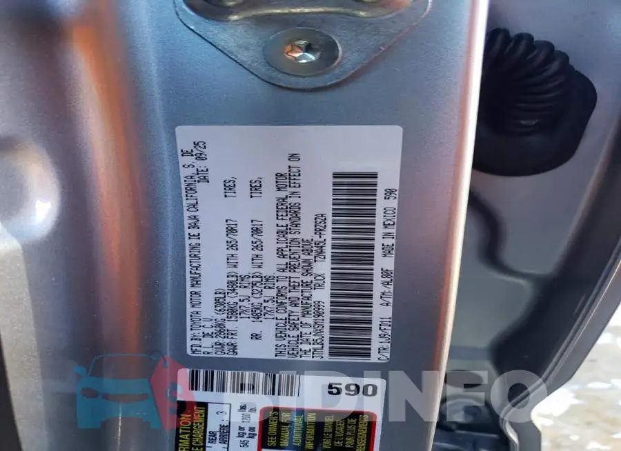 3TMLB5JNXSM190999 Photo# 12