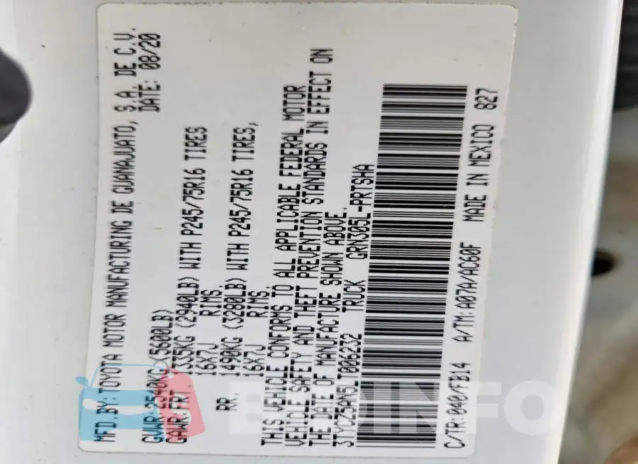 3TYCZ5AN5LT006232 Photo# 12