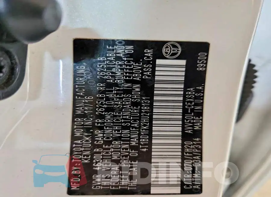 4T1BD1FK2HU218131 Photo# 12