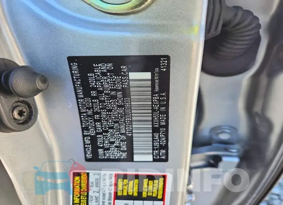 4T1D21FB3LU016633 Photo# 12