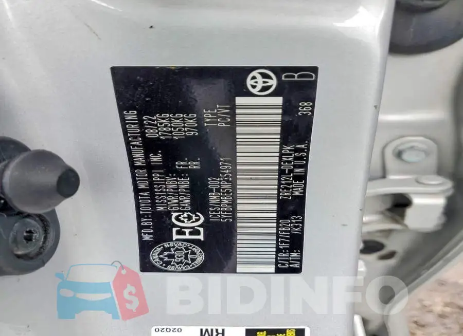 5YFBPMBE5NP354971 Photo# 13