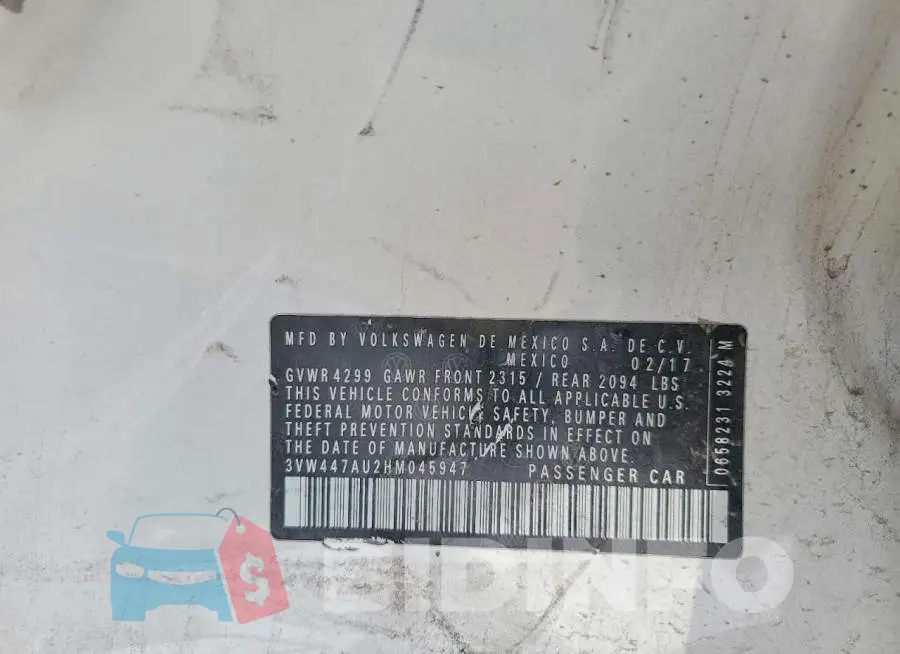 3VW447AU2HM045947 Photo# 12