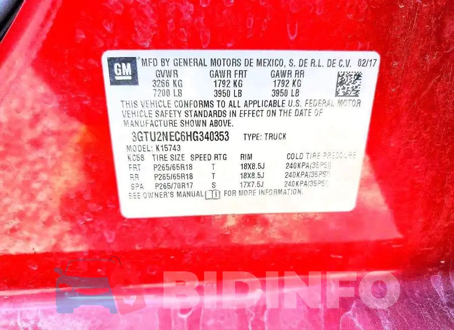 3GTU2NEC6HG340353 Photo# 12