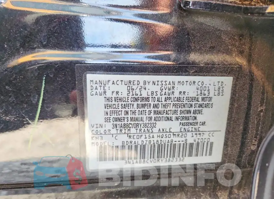 3N1AB8CV0RY382332 Photo# 12