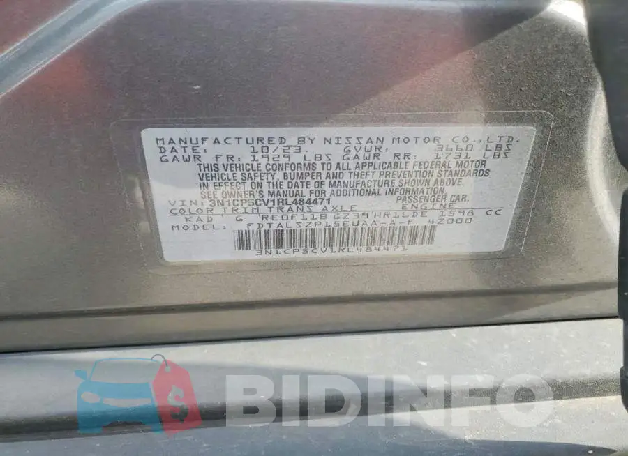 3N1CP5CV1RL484471 Photo# 12
