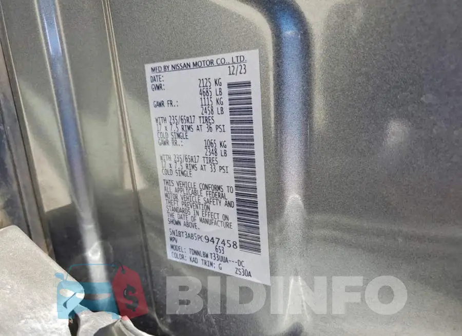 5N1BT3AB5PC947458 Photo# 12