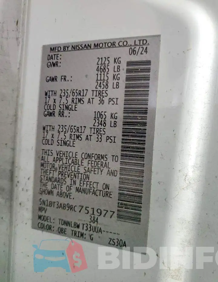 5N1BT3AB9RC751977 Photo# 14