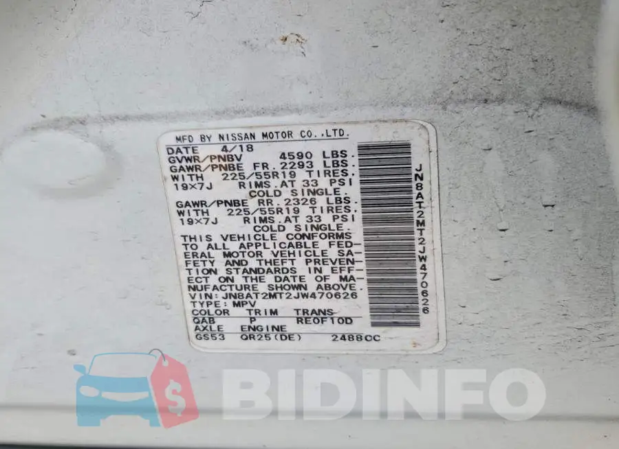 JN8AT2MT2JW470626 Photo# 14