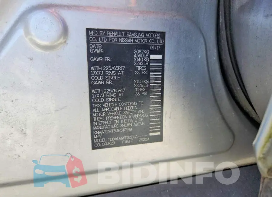 KNMAT2MT5JP510199 Photo# 13