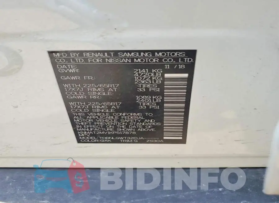 KNMAT2MV1KP517878 Photo# 13