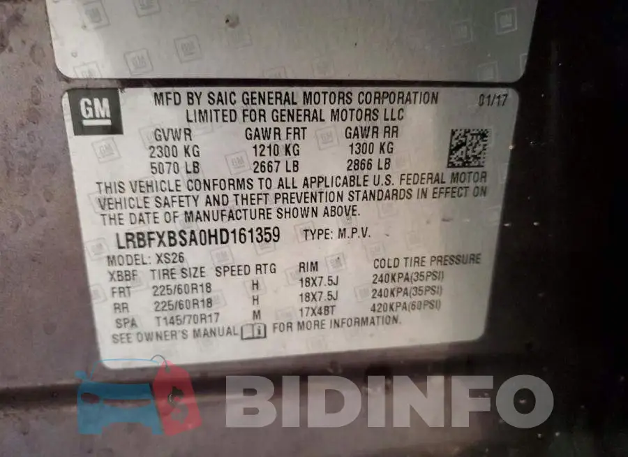 LRBFXBSA0HD161359 Photo# 13