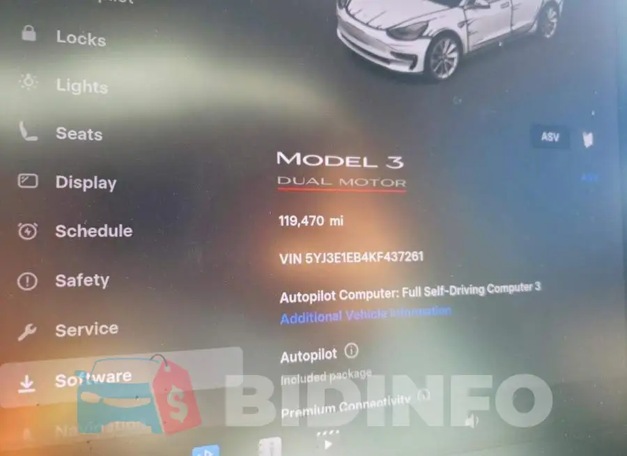 5YJ3E1EB4KF437261 Photo# 9