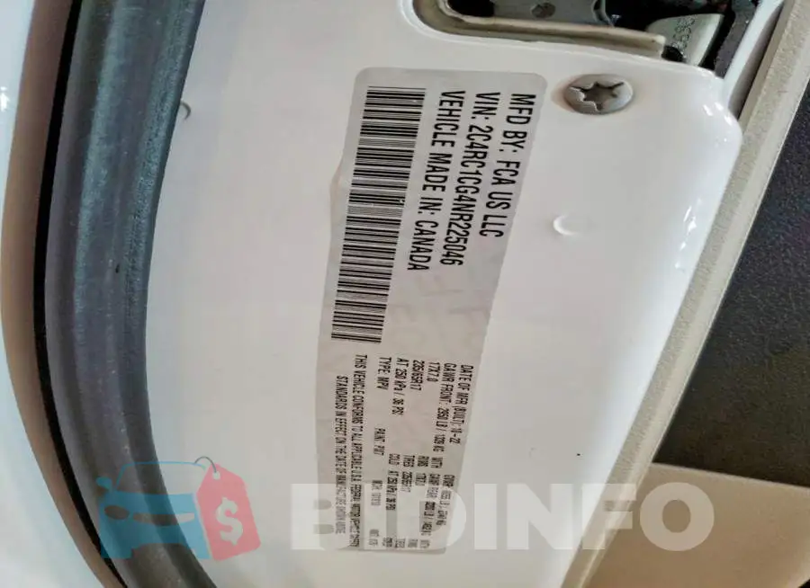 2C4RC1CG4NR225046 Photo# 13