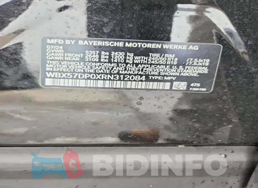 WBX57DP0XRN312084 Photo# 14