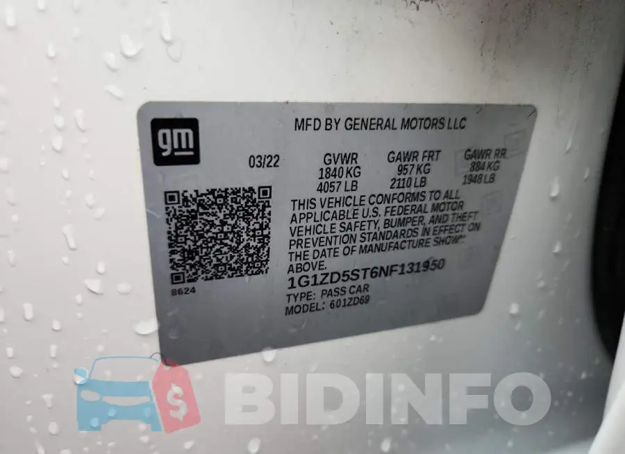 1G1ZD5ST6NF131950 Photo# 12