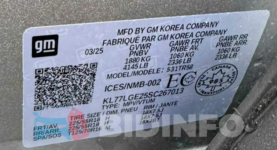 KL77LGE25SC267013 Photo# 10