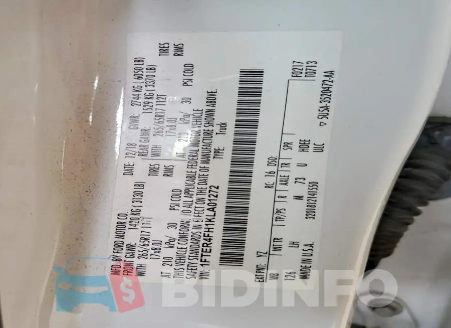 1FTER4FH1KLA01272 Photo# 12