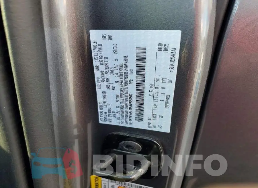 1FTFW5LD5RFB68862 Photo# 13