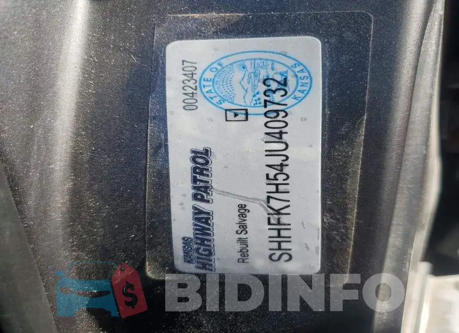 SHHFK7H54JU409732 Photo# 12
